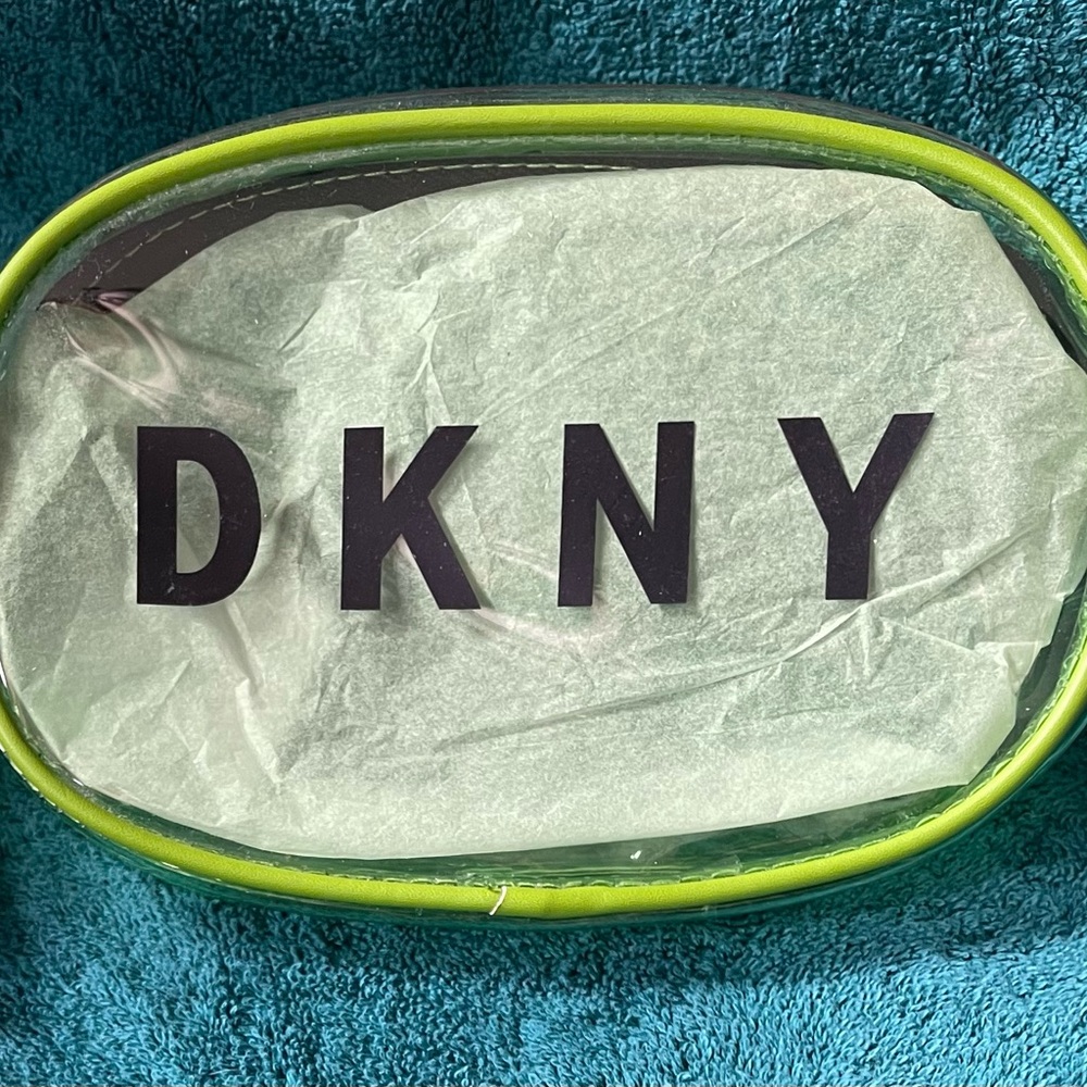 NWT DKNY Clear GREEN Fanny Pack